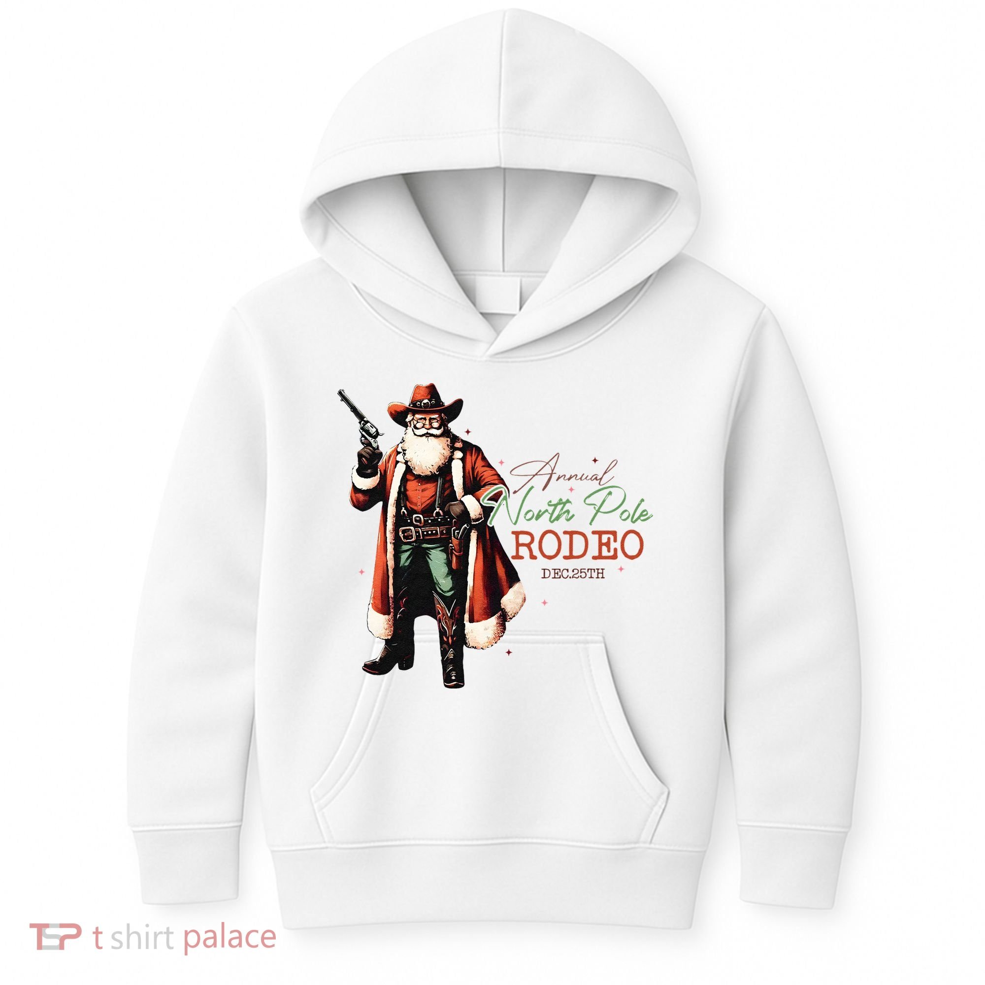 North Pole Rodeo Kids Hoodie
