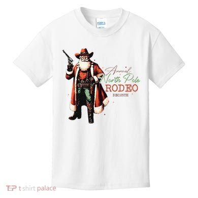 North Pole Rodeo Kids T-Shirt