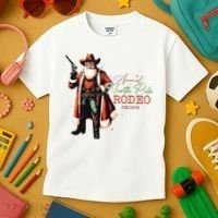 North Pole Rodeo Kids T-Shirt thumb 3