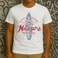 Nazare Portugal Surfing Vintage T-Shirt thumb 3