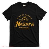 Nazare Portugal Surfing Vintage Retro T-Shirt thumb 0