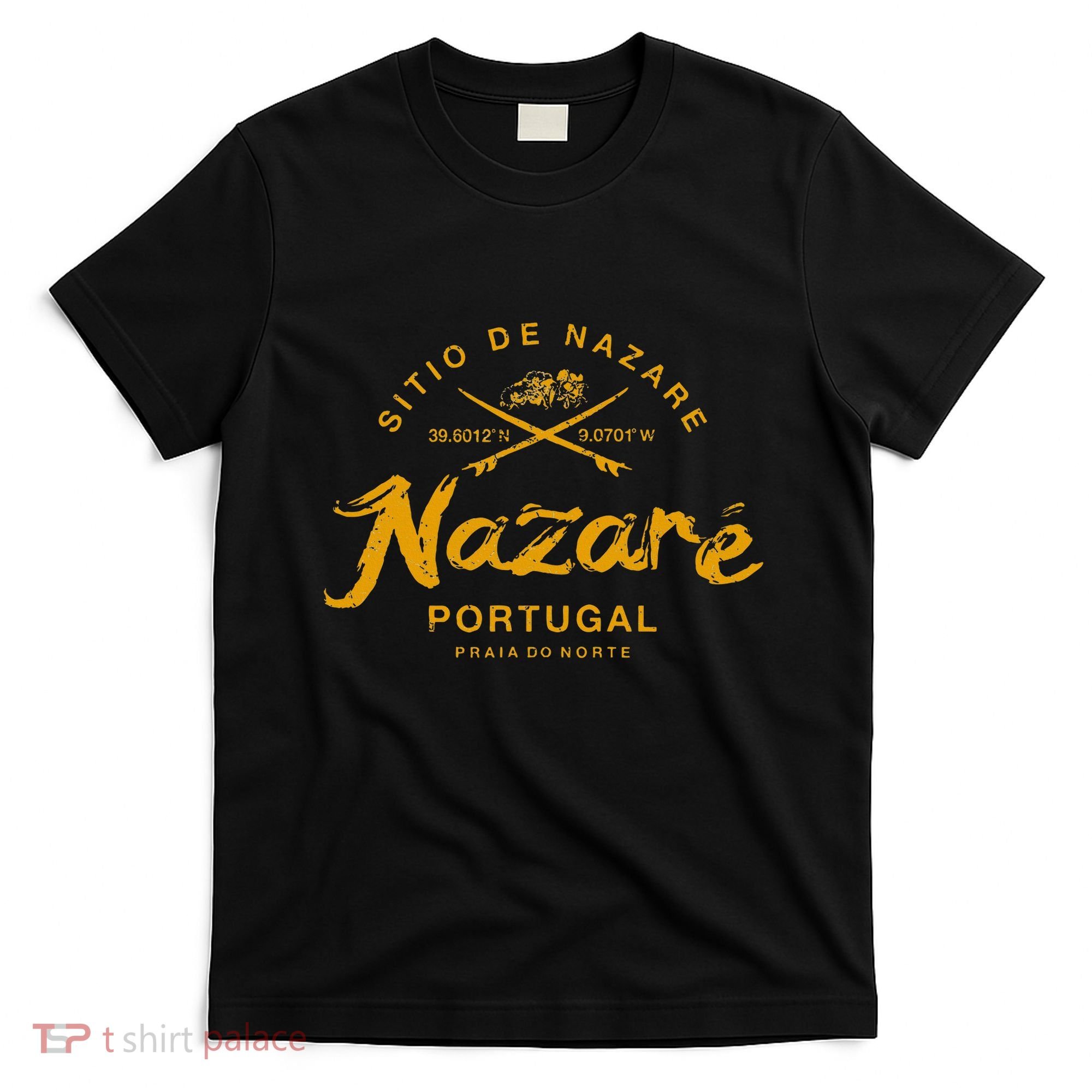 Nazare Portugal Surfing Vintage Retro T-Shirt