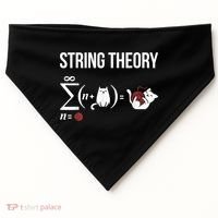 Nerd Physics Student Science Stringtheory USA-Made Doggie Bandana thumb 0