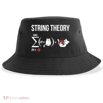 Nerd Physics Student Science Stringtheory Sustainable Bucket Hat