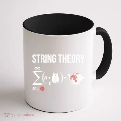 Nerd Physics Student Science Stringtheory Coffee Mug back