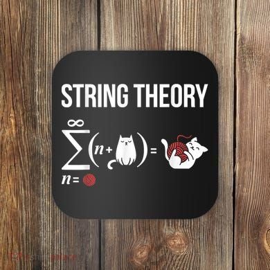 Nerd Physics Student Science Stringtheory Coaster