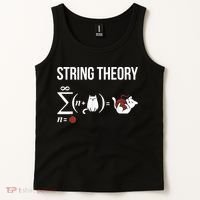 Nerd Physics Student Science Stringtheory Tank Top thumb 2