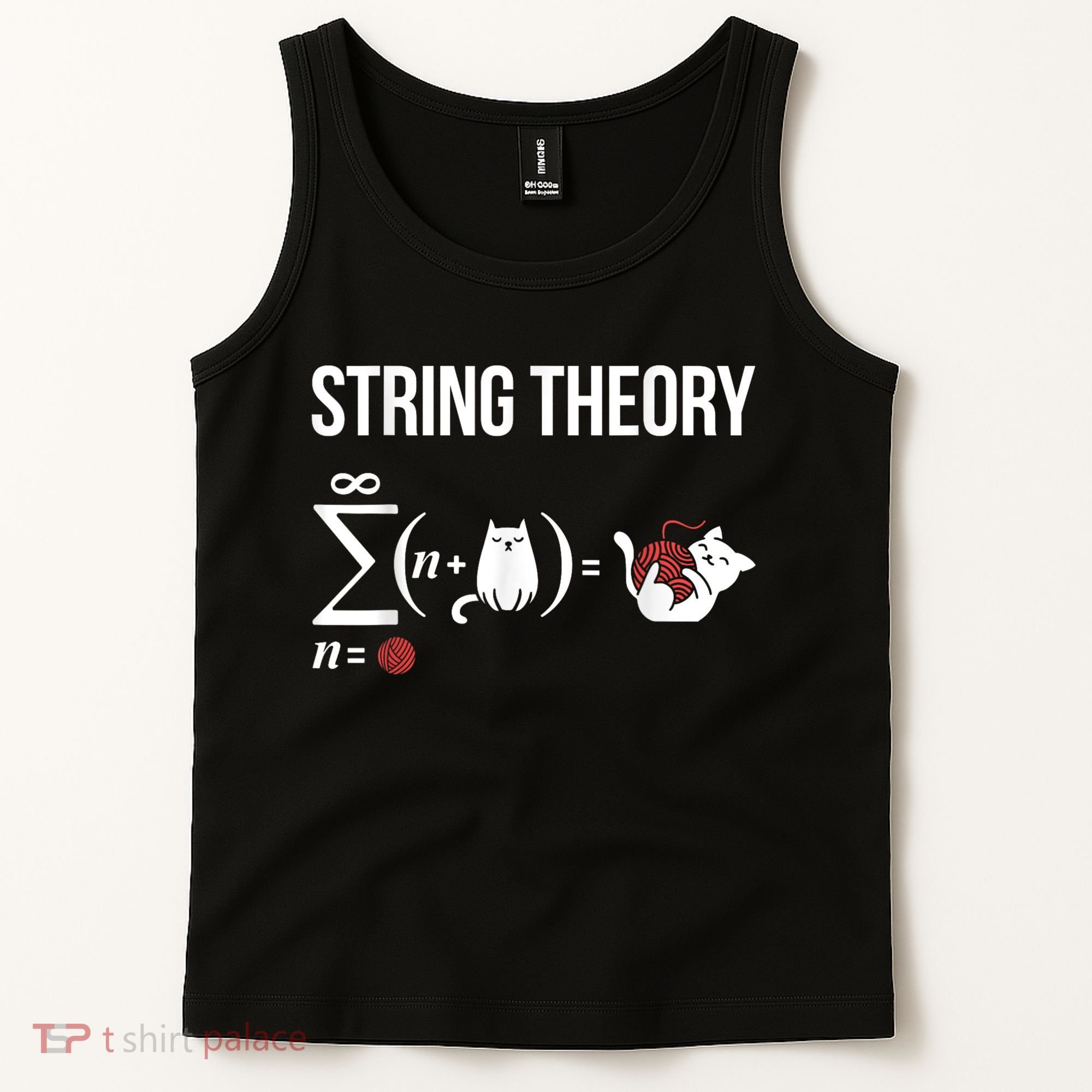 Nerd Physics Student Science Stringtheory Tank Top