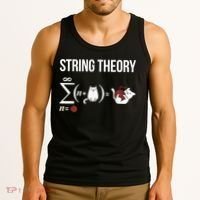 Nerd Physics Student Science Stringtheory Tank Top thumb 3