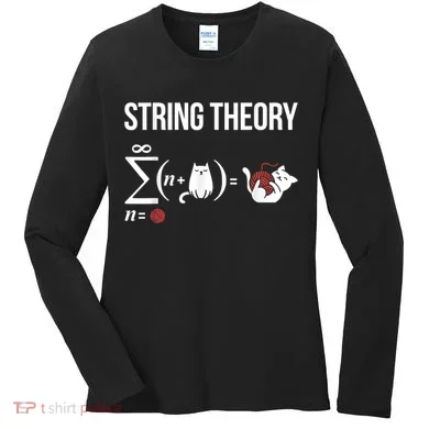 Nerd Physics Student Science Stringtheory Women's Long Sleeve Shirt