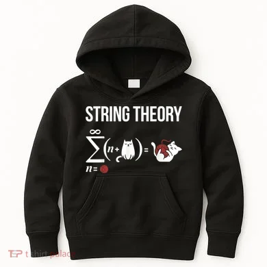 Nerd Physics Student Science Stringtheory Kids Hoodie