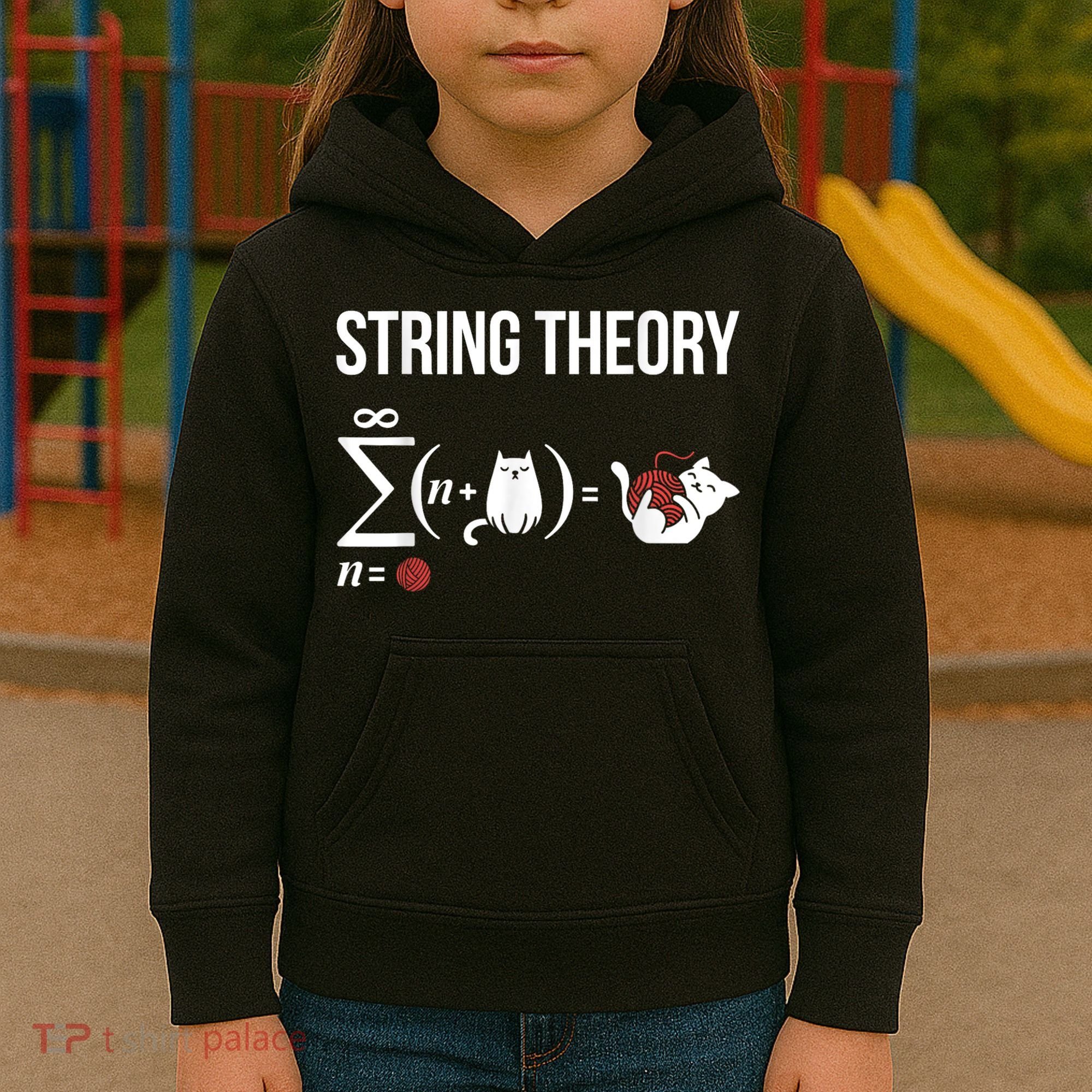 Nerd Physics Student Science Stringtheory Kids Hoodie