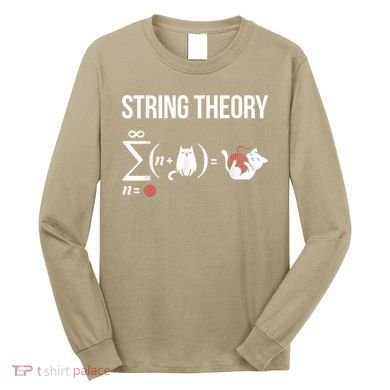 Nerd Physics Student Science Stringtheory Long Sleeve Shirt