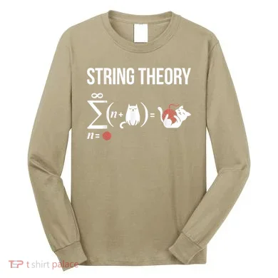 Nerd Physics Student Science Stringtheory Long Sleeve Shirt