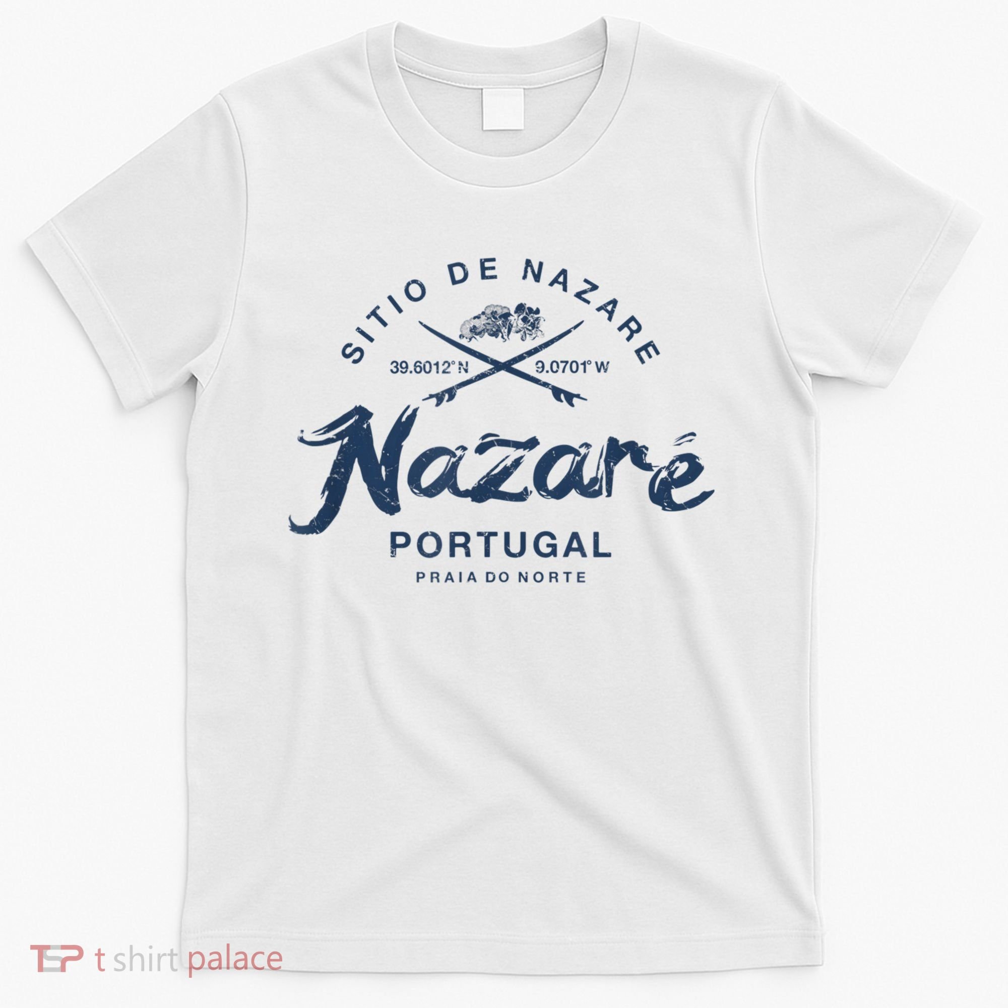 Nazare Portugal Surfing Vintage T-Shirt