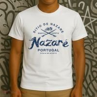 Nazare Portugal Surfing Vintage T-Shirt thumb 3
