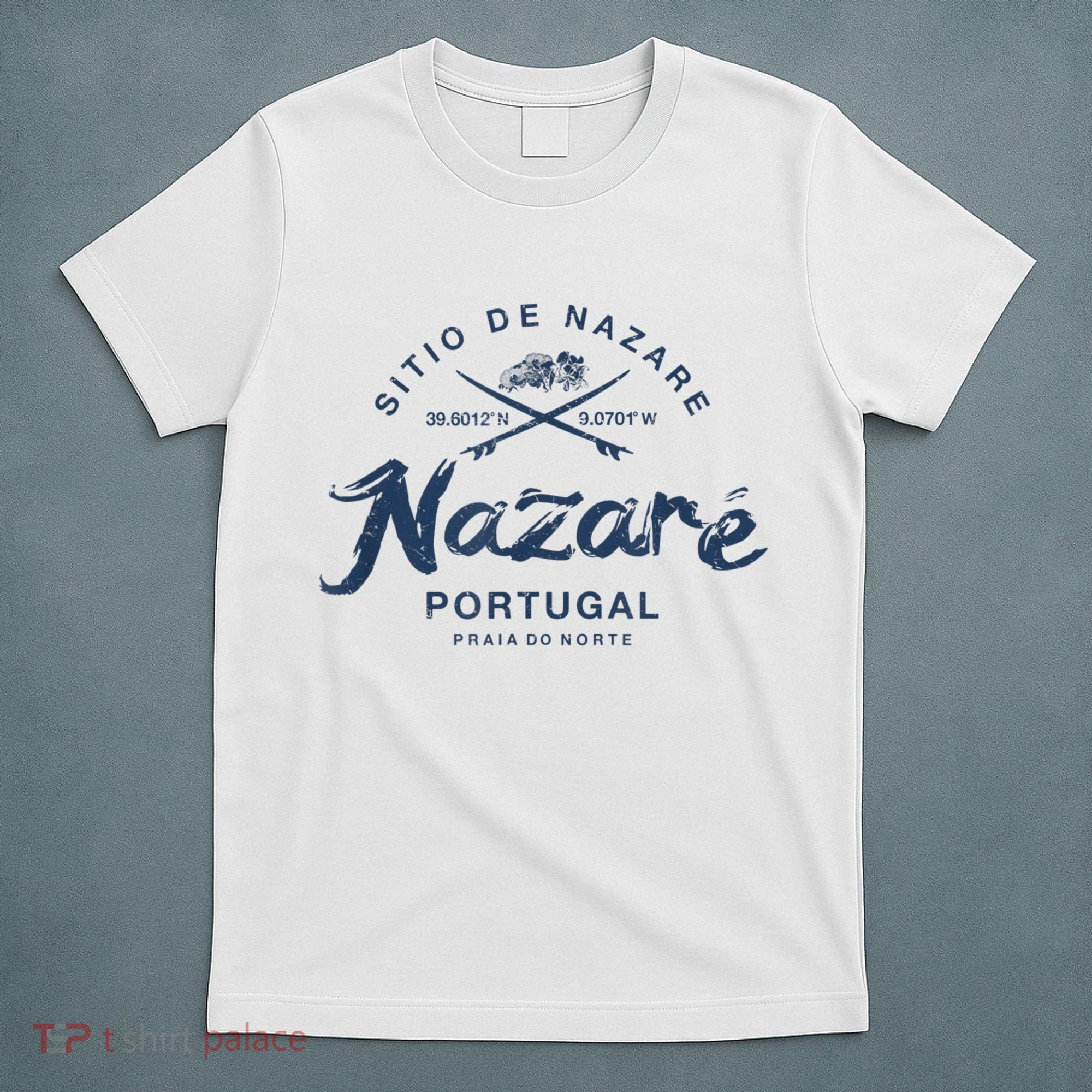 Nazare Portugal Surfing Vintage T-Shirt