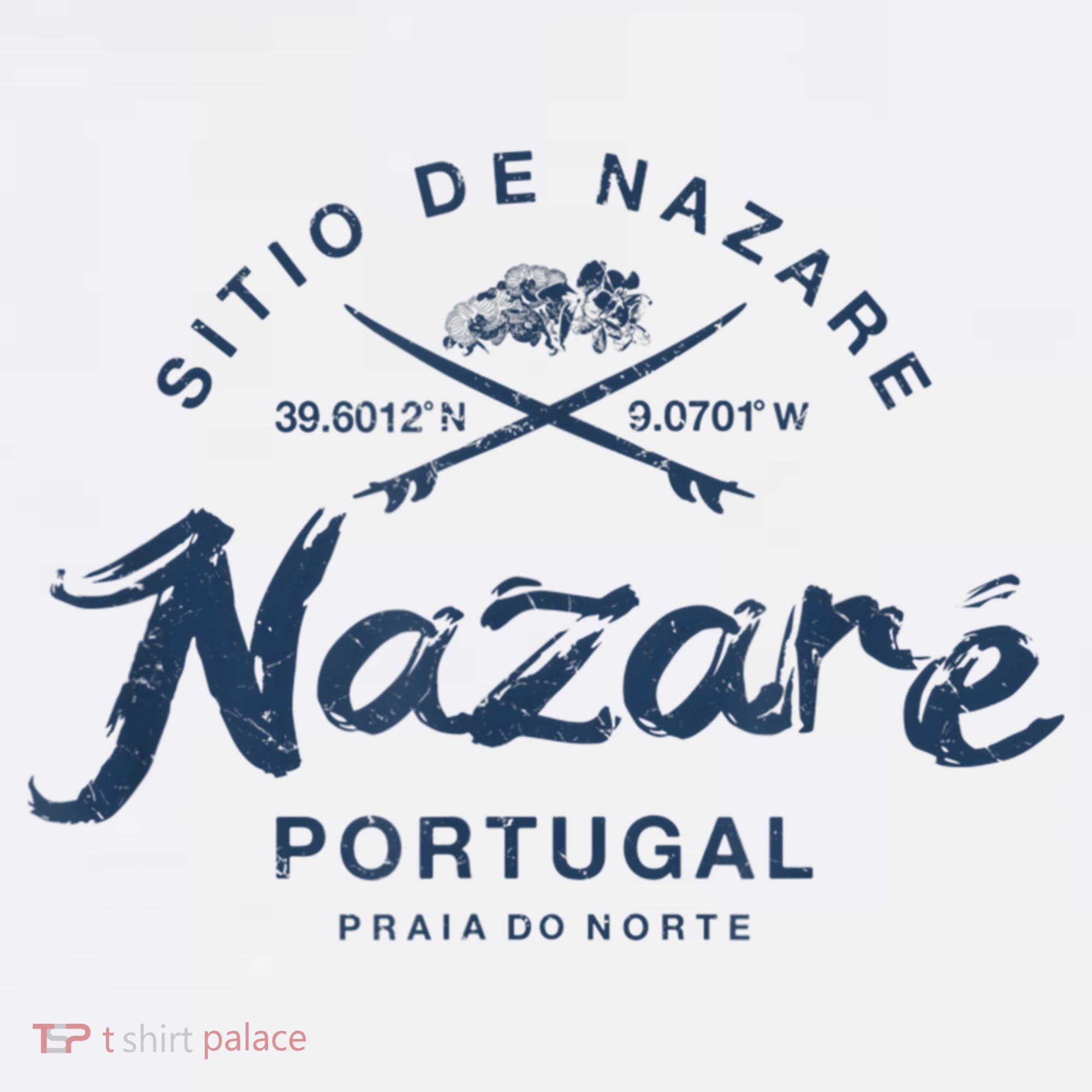Nazare Portugal Surfing Vintage T-Shirt