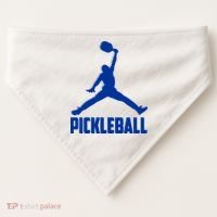 NavyBlue Pickleball Sports Logo USA-Made Doggie Bandana thumb 0