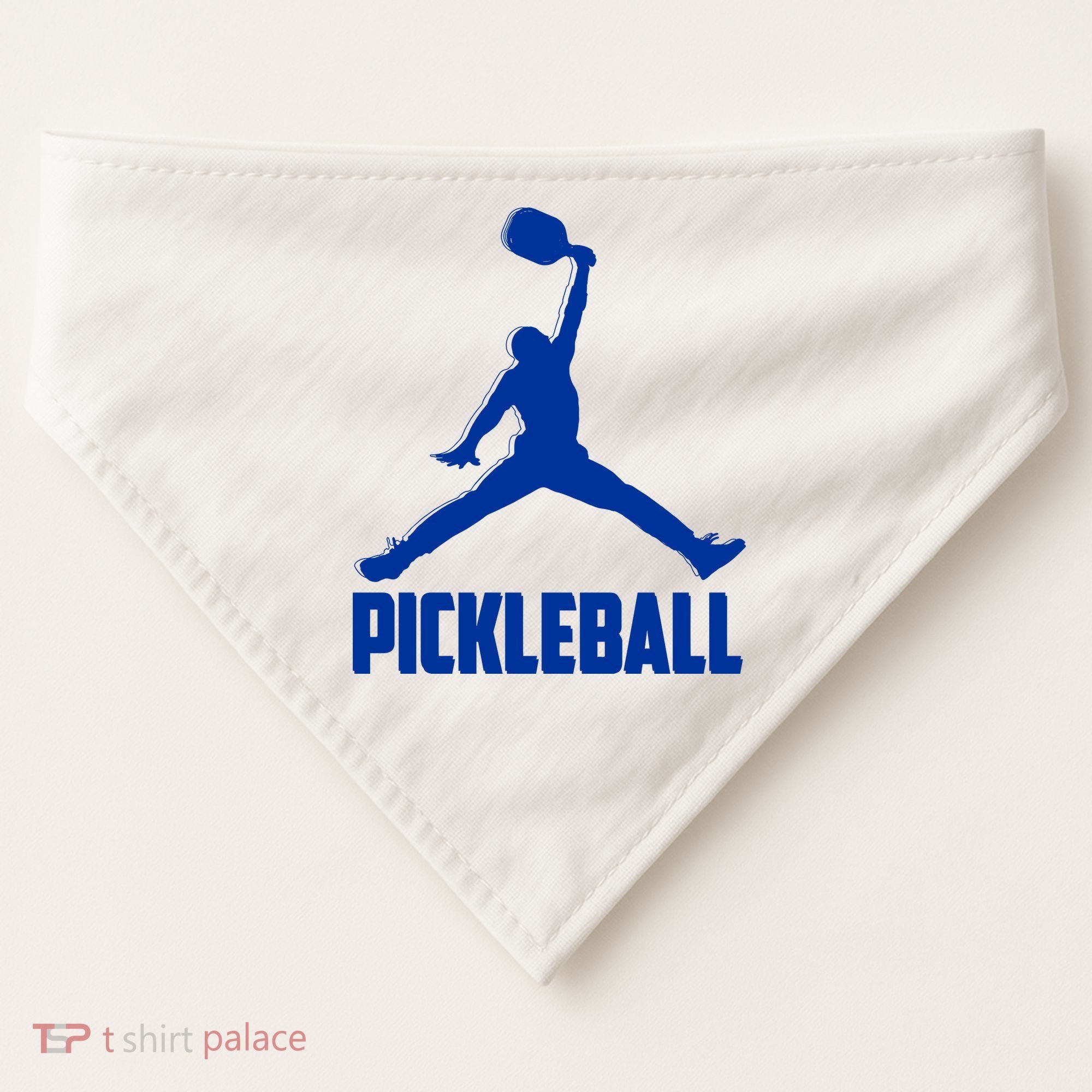 NavyBlue Pickleball Sports Logo USA-Made Doggie Bandana