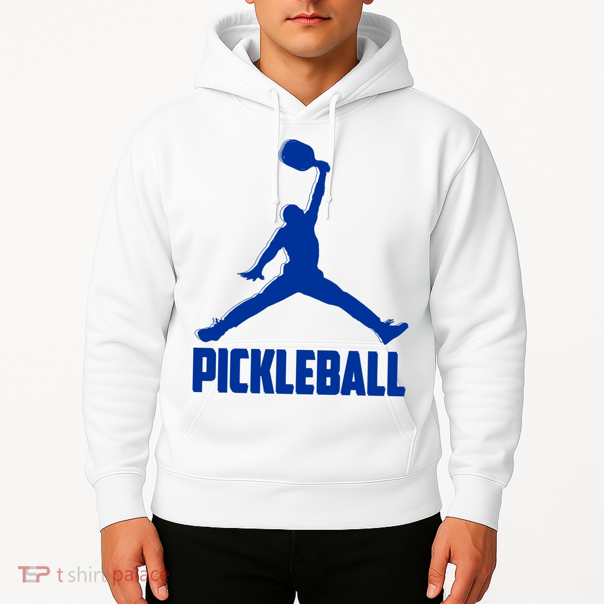 NavyBlue Pickleball Sports Logo Hoodie