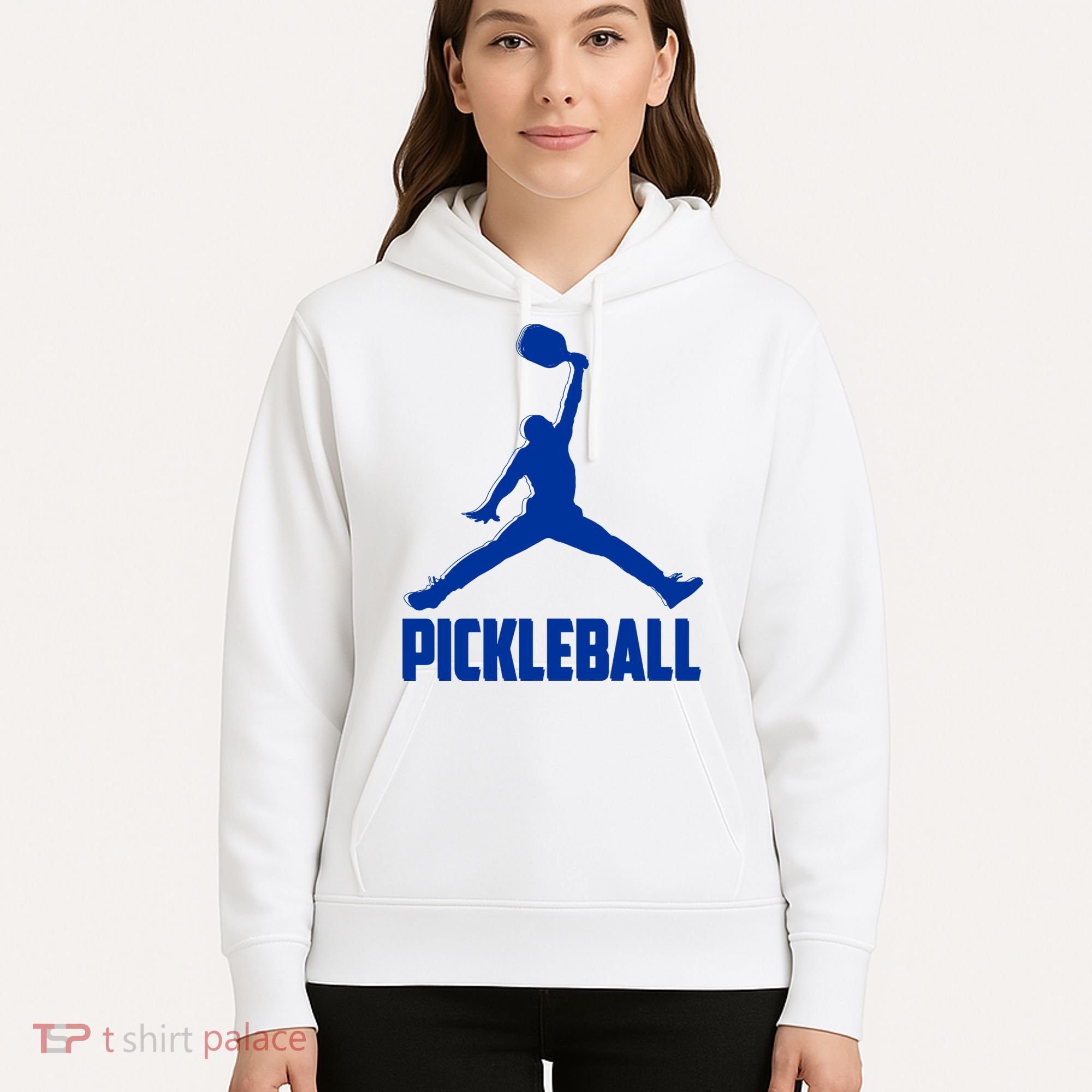 NavyBlue Pickleball Sports Logo Hoodie