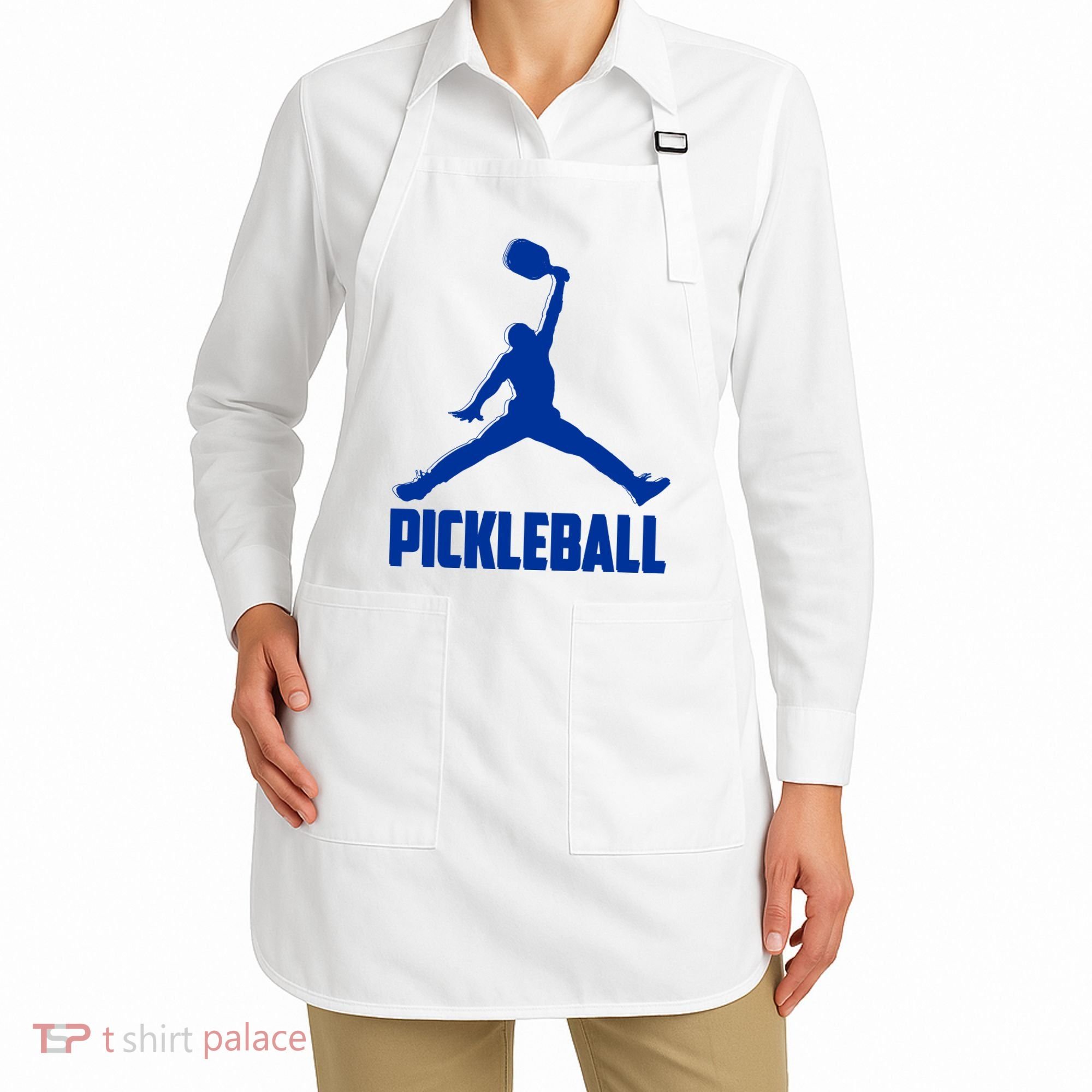 NavyBlue Pickleball Sports Logo Apron