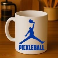 NavyBlue Pickleball Sports Logo Coffee Mug thumb 4