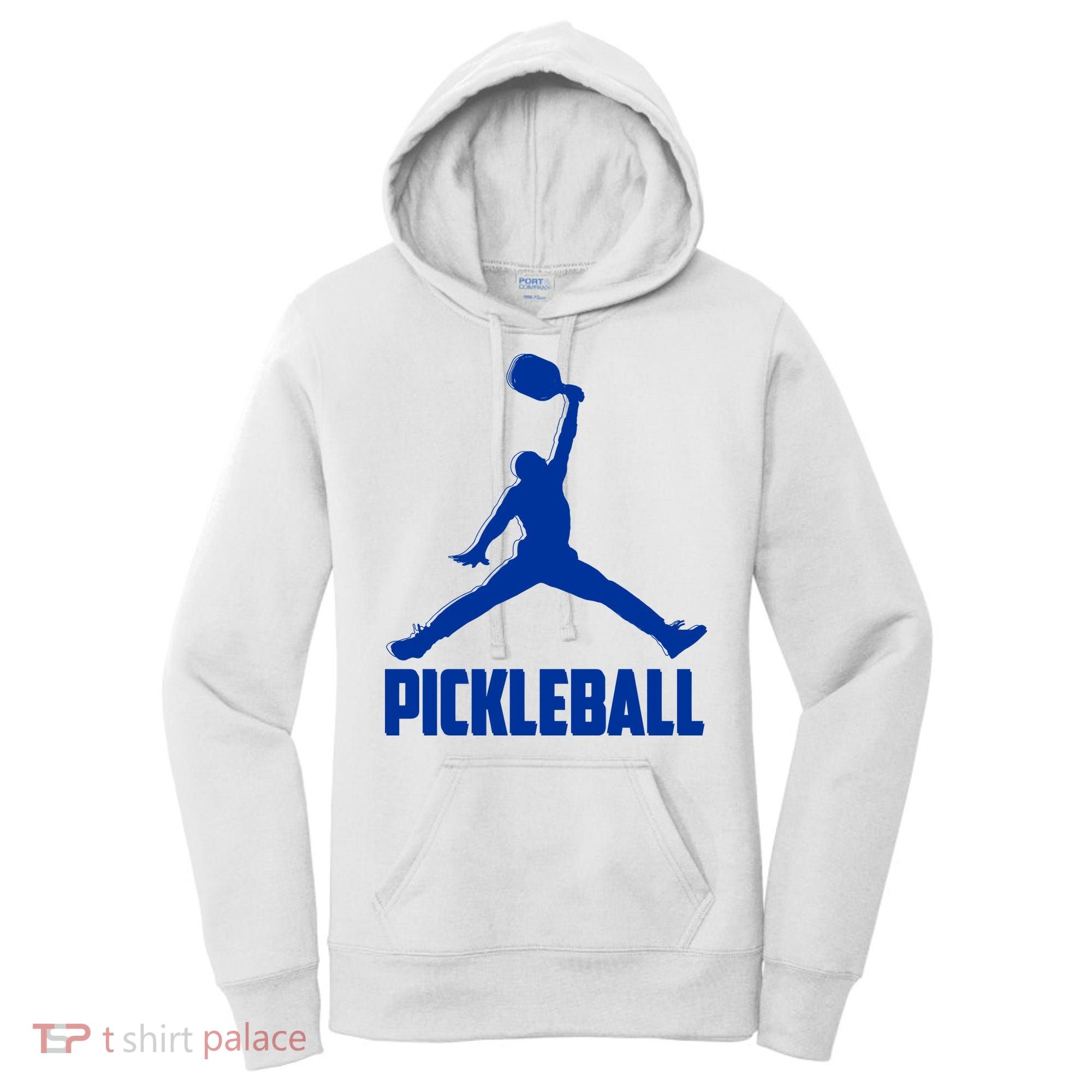 NavyBlue Pickleball Sports Logo Women's Hoodie