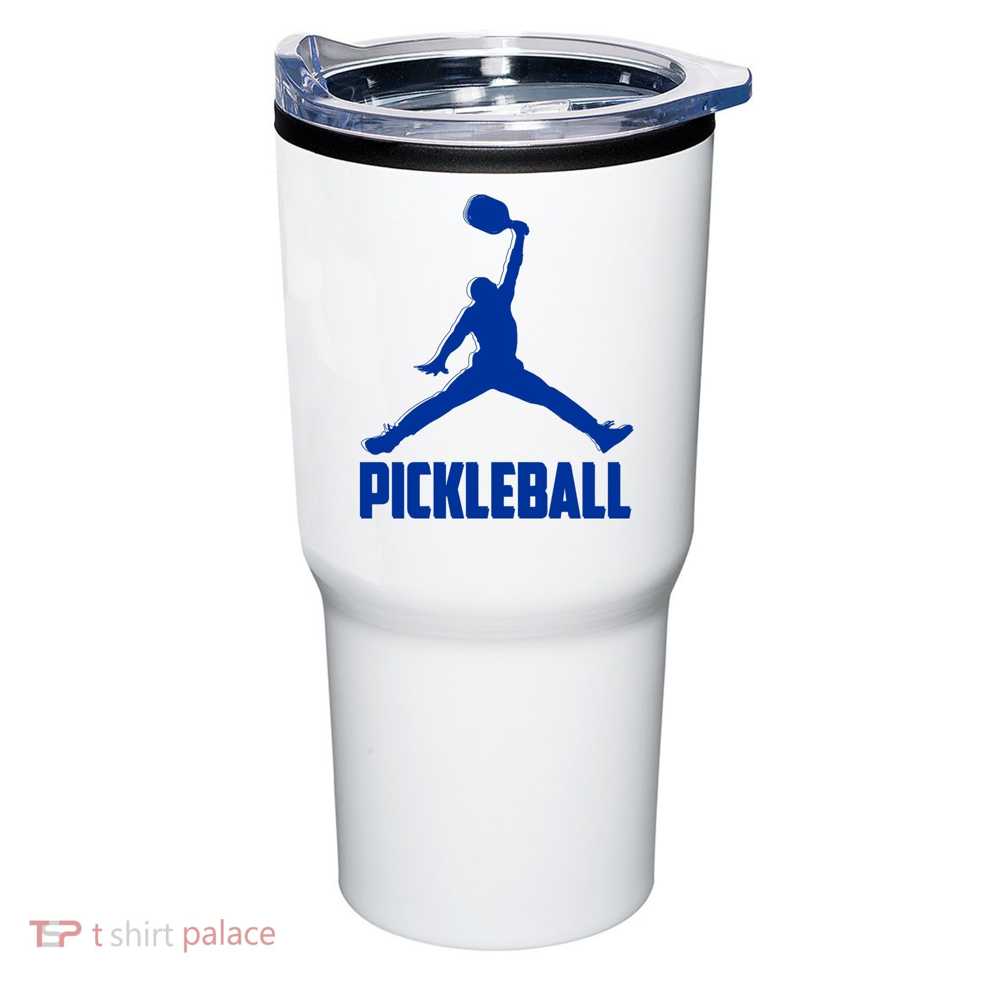 NavyBlue Pickleball Sports Logo Tumbler