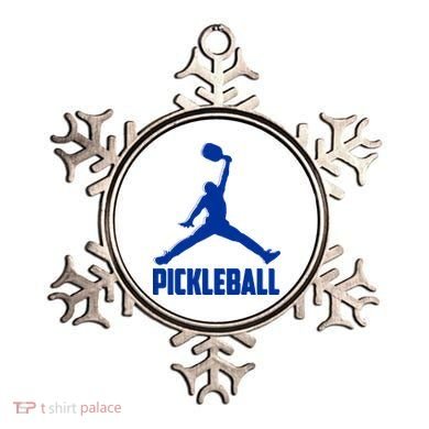 NavyBlue Pickleball Sports Logo Ornament