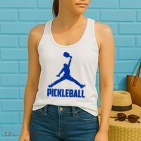 NavyBlue Pickleball Sports Logo Women's Tank Top thumb 2
