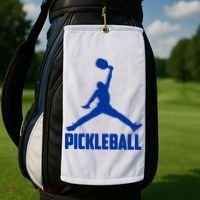 NavyBlue Pickleball Sports Logo Golf Towel thumb 2