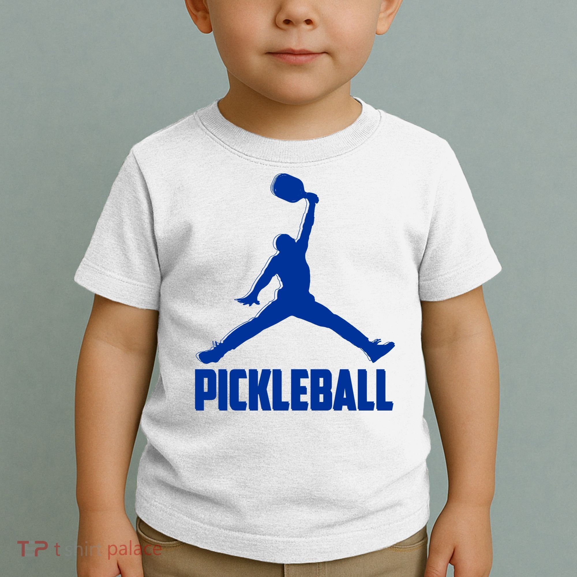 NavyBlue Pickleball Sports Logo Toddler T-Shirt