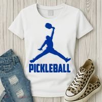NavyBlue Pickleball Sports Logo Women's T-Shirt thumb 3