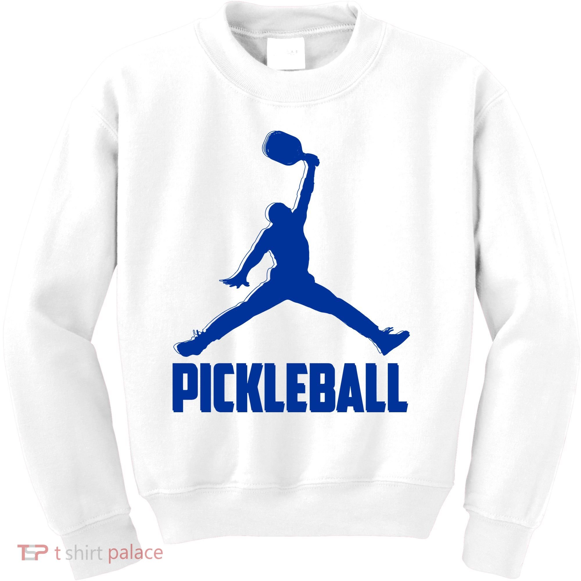 NavyBlue Pickleball Sports Logo Kids Sweatshirt