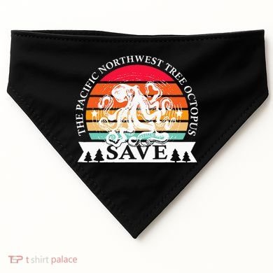 Northwest Pacific Tree Octopus The Save USA-Made Doggie Bandana