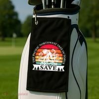 Northwest Pacific Tree Octopus The Save Golf Towel thumb 2