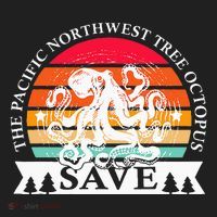 Northwest Pacific Tree Octopus The Save Golf Towel thumb 3