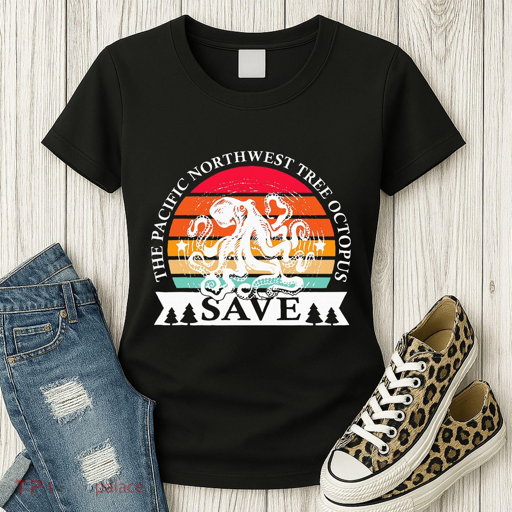Northwest Pacific Tree Octopus The Save Women's T-Shirt