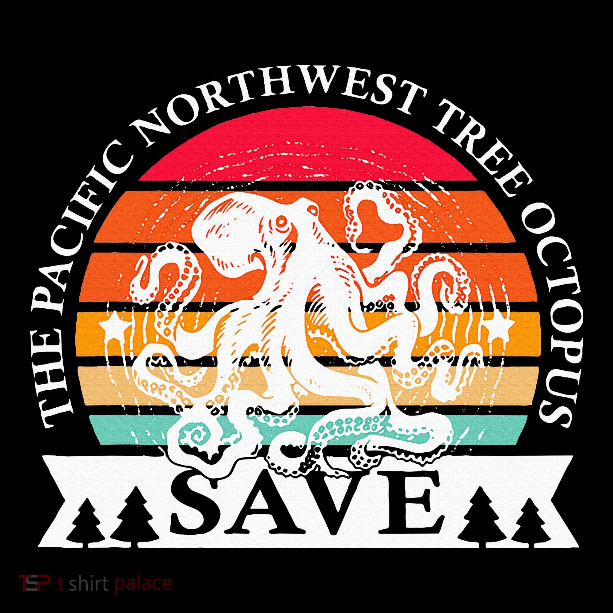 Northwest Pacific Tree Octopus The Save Kids Long Sleeve Shirt