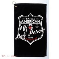 Nez Perce Tribe Native American Indian Strong Pride Badge Cool Gift Golf Towel thumb 0