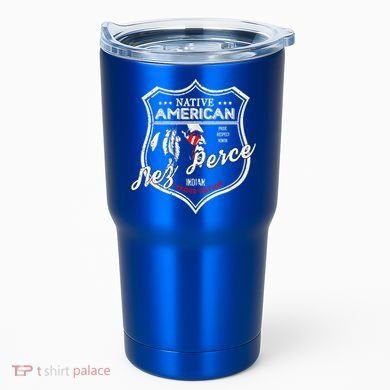 Nez Perce Tribe Native American Indian Strong Pride Badge Cool Gift Tumbler