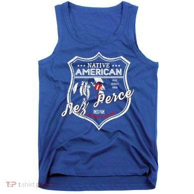 Nez Perce Tribe Native American Indian Strong Pride Badge Cool Gift Tank Top