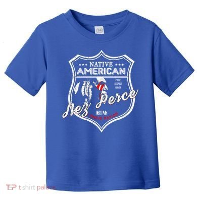 Nez Perce Tribe Native American Indian Strong Pride Badge Cool Gift Toddler T-Shirt