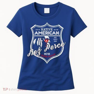 Nez Perce Tribe Native American Indian Strong Pride Badge Cool Gift Women's T-Shirt
