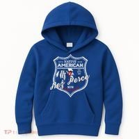 Nez Perce Tribe Native American Indian Strong Pride Badge Cool Gift Kids Hoodie thumb 0