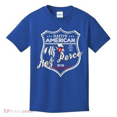 Nez Perce Tribe Native American Indian Strong Pride Badge Cool Gift Kids T-Shirt