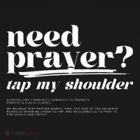 Need Prayer Tap My Shoulder USA-Made Doggie Bandana thumb 2