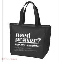 Need Prayer Tap My Shoulder Tote Bag thumb 3
